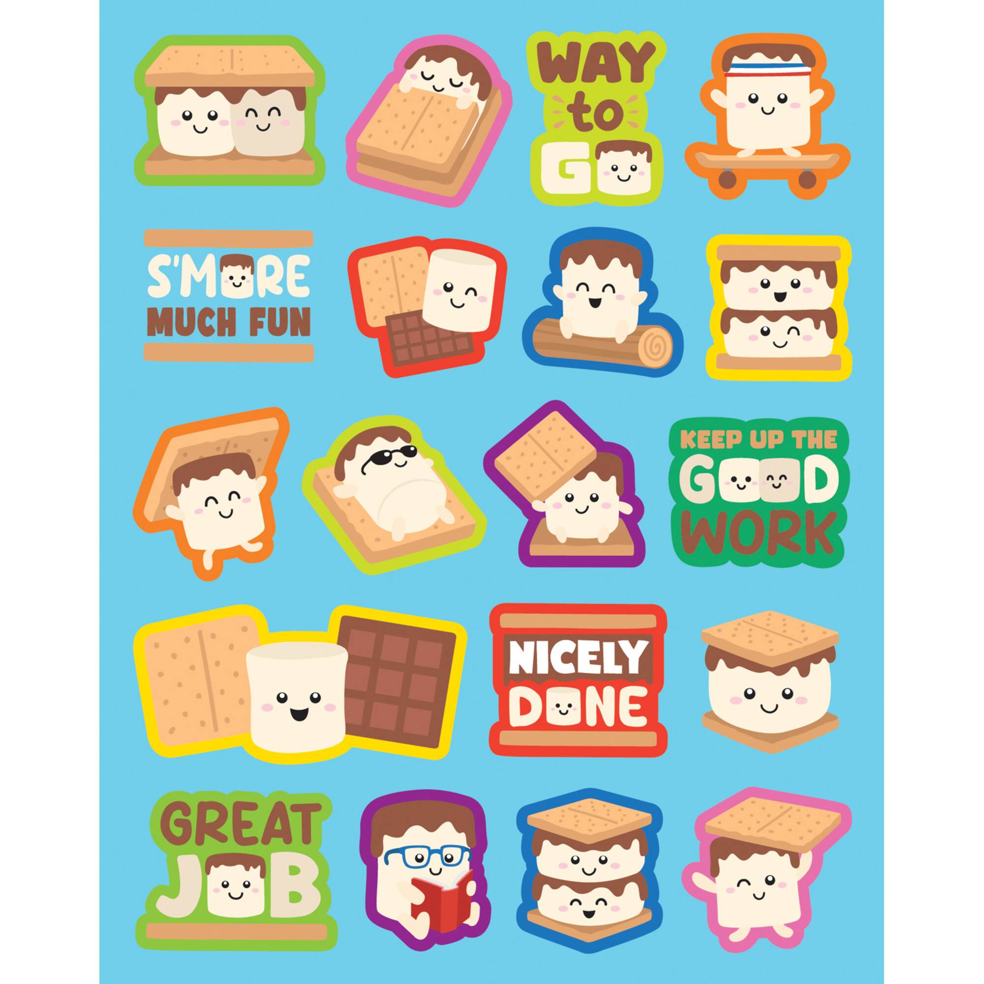 Teacher Created Resources® S'mores Smelly Stickers, 6 Packs of 144 each